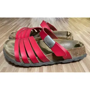 勃肯拖鞋 22.5cm Betula紅色拖鞋 Birkenstock副線品牌