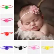 Kids Girls Flower Hair Band Kids Elastic Hair Accessories Photo