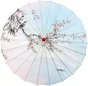 [yuksok] Chinese Oiled Paper Umbrella Flower Print Japanese Umbrella for Party Girls Kids