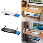 Keyboard Tray Under Desk with Mouse Platform for Typing Computer Drawer