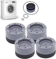 SPENDEAL 4PCS Washing Machine Feet Pads, Anti Vibration Mat,Rubber Feet Pad, Anti-Slip Pad, Shock Absorber, Non-Slip Fixed Anti-Deviation, Used for Dryer, Washing Machine, Dishwasher