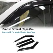 Window Deflectors for Ford Explorer 2020 Side Window Vent Visors Black 1 Set
