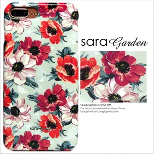 【Sara Garden】客製化 手機殼 蘋果 iphone5 iphone5s iphoneSE i5 i5s 浪漫紅花碎花 保護殼 硬殼