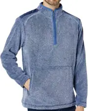 Tommy Bahama Cascade Cozy Half Zip Pullover Fleece Mens XXL Bering Blue NWT $118