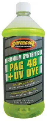 A/C Comp Lube UV Dye 32 Oz Flsh PNT 442F P46-32D