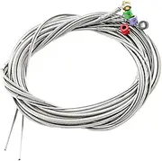 GOOHOCHY Bass Maintenance Stainless Steel Bass Strings Set 5-String Metal Strings Bass Accessories Craftsmanship