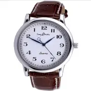 Retro Style Reverse Time Movement Unique Display Quartz Watch