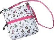 Women’s Golf Accessory Bag Glove It Ladies Detachable Strap Accessories Bag 3 Pouch Zipper Bag Cross Body Carry All Organizer Bag Make Up, Travel, Wallet 2017 Silver Lining