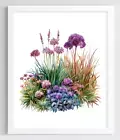 Grass Wall Art Print, Grass Floral Wall Art Decor, Botanical Art Print #896