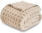 Soft Throw Blanket, Couch Bed & Office Cozy Mat, Lightweight Sofa Throw Blanket, Luxury Soft Warm Bubble Blanket, for Home Office Couch Super Soft Cozy Warm All Seasons Use ﻿