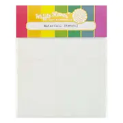 Waffle Flower Waterfall Stencil Trio