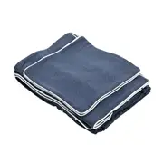 [Florabelle Living] 1.5 Seat Slip Cover - Noosa Navy with White Piping