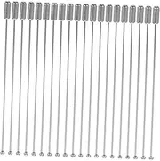HAWILLOSCH Polished Metal Brooch Sticks 20pcs 90mm Stick Pins Easy to Use Corsage Pins Set