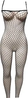[Daospark] Women Fishnet Bodysuit, Sexy Mesh Body Stockings Bodystockings, Crotchless Lingerie Outfits Body Suits Plus Size