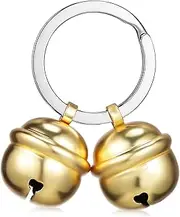 MINAOLULUS 1Set Copper Collar Bells for Cats Pet Accessory Enhancing Easy to Attach Decorative Bell for Pet Collars Resistant Unique Design