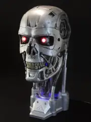 Terminator T800 Endoskull 1:1 Endoskeleton Head Bust Life-size Terminator Skull