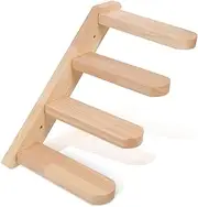 HOMOBABE Wooden Cat Climbing Board Cat Wall Step for Indoor Cats Durable Household Cat Furniture Thick Solid Supports Up for Kittens and Light Adult Cats