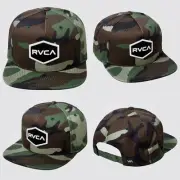 RVCA Men’s “Commonwealth” Camo Snapback Hat / Cap - NWT - Fast Shipping