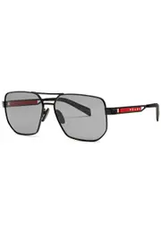 Prada Linea Rossa Aviator-style Sunglasses - Black ONE SIZE