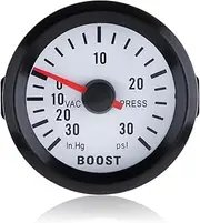 DriSentri 2" 52mm 12V Turbo Boost Gauge Meter with Sensor for Car Boat Truck