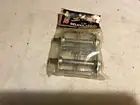 OLD SCHOOL BMX NOS 1/2 SILVER RATTRAP DELUXE PEDALS MONGOOSE HUFFY MOTO MAG
