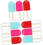 Healvian 2sets Lip Gloss Container Assorted Colors Travel Cosmetic Container for Lip Gloss Refillable Bottles 9pcs*2