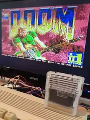 PLAY RAD DOOM REU RAM Expansion Cart Commodore 64 C64 PiZero2 64gb microSD PnP