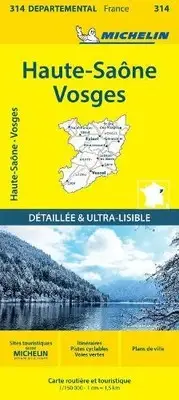 Michelin: Haute-Saone Vosges - Michelin Local Map 314 by Michelin