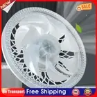 Socket Fan Lights Remote Control Dimmable Modern LED Ceiling Fan Lamp 4 Speeds A