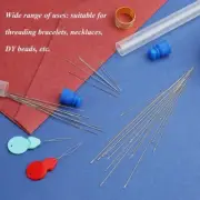 33 Pieces Beading Needles Set Assorted Size Seed Beads Big Eye Jewelry Making