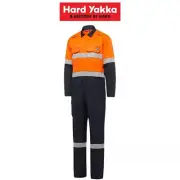 Hard Yakka Safety SheildTec Fire Resistant Coverall Overall Taped Hi-Vis Y00055