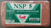 Chavant NSP Soft 2lb Sculpting Clay Light Brown Sulfur Free Castable Plasteline