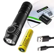 Nitecore E4K 4400 Lumen high powered Flashlight with 5000 mAh rechargeable Batte