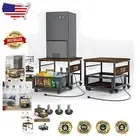 Versatile Mini Fridge Stand with Storage Drawer - Easy Assembly & Mobility