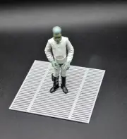 4x4 FLOOR TILE MODULAR 1:18 3.75" SCALE FIGURE STAR WARS GI JOE DIORAMA