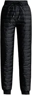 [Bciopll] Winter 90% White Duck Down Pants for Men & Women Slim Couples Snow Pants Warm Down Padded Trousers
