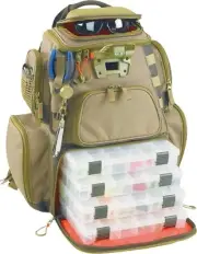 Wild River Nomad Lighted Backpack: Waterproof with Sunglass Holder & Trays