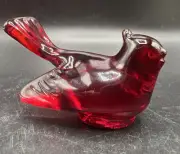 Mosser Glass Red Bird Mini 3" Figurine Cardinal