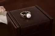 Natural Freshwater Pearl Silver Ring Single Stone For Women Birthday Gift Item