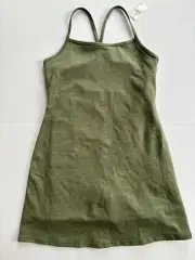 NWT American Eagle Aerie Offline Hugger Dress Built In Shorts XS Green