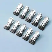 5Pcs Diy Leather Craft Metal Assistant Suture Clamp Handwork Fixing Leather Tool black