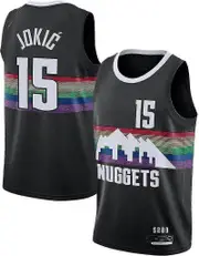 Unbrand Men's Basketball Jersey Denver Nuggets #15 Nikola Jokic #27 Jamal Murray Swingman Jerseys Outdoor Sports T-shirt Youth Basketball Uniform S...
