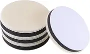 uxcell 4" Wool Felt Sponge Polishing Pad Hook and Loop Buffing Wheel Fine Polishing for Orbital Polisher Buffer 4 Pcs