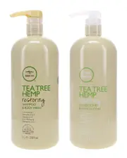 Paul Mitchell Unisex 33oz Tea Tree Hemp Restore Shampoo & Conditioner