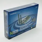 Linksys WMP600N RangePlus 2.4-5GHz Wireless-N PCI Adapter Dual-Band *Sealed New*