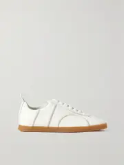 [TOTEME] TOTEME - Leather And Suede Sneakers - Off-white - IT36 IT 36 Off-white