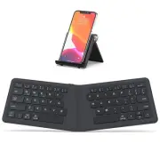 Ergonomic Foldable Keyboard, BK06 Folding Keyboard Bluetooth, Comfortable Nat...