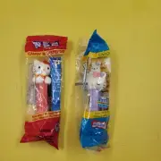 HELLO KITTY PEZ Dispensers Lot of 2 HELLO KITTY CELLO VINTAGE New