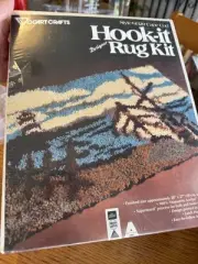 LIGHTHOUSE Boat Ocean Vogart Crafts HOOK it Rug Kit Cape Cod 20” X 27” NEW USA