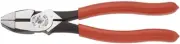 Klein Tools HD2000-9NE Side Cutter Linemans Pliers Cut Standard, Light Red